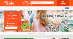 Desktop Screenshot of famila.it